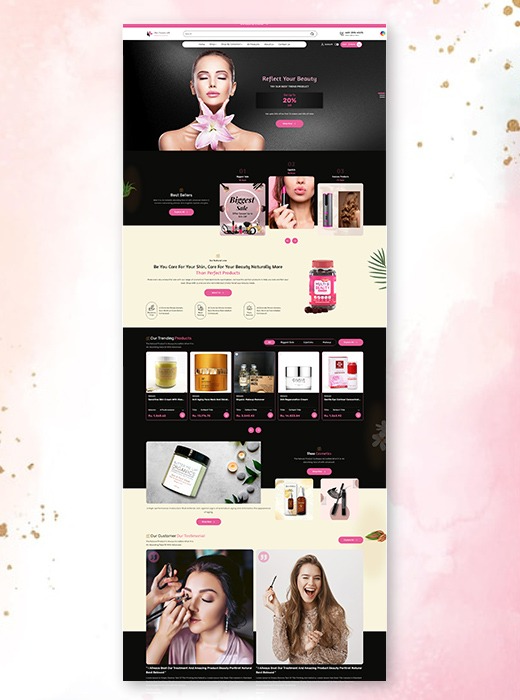 Make Up Website by Think-United