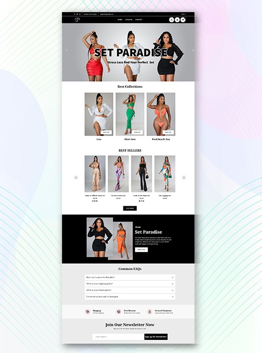 fashion Website by thinkunited